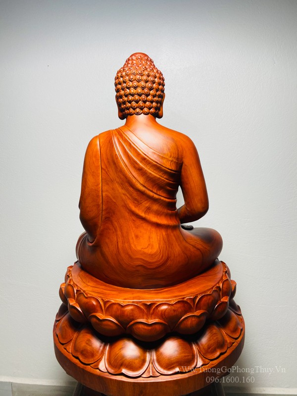 Tượng Phật Tổ Thích Ca bằng gỗ chuẩn thờ